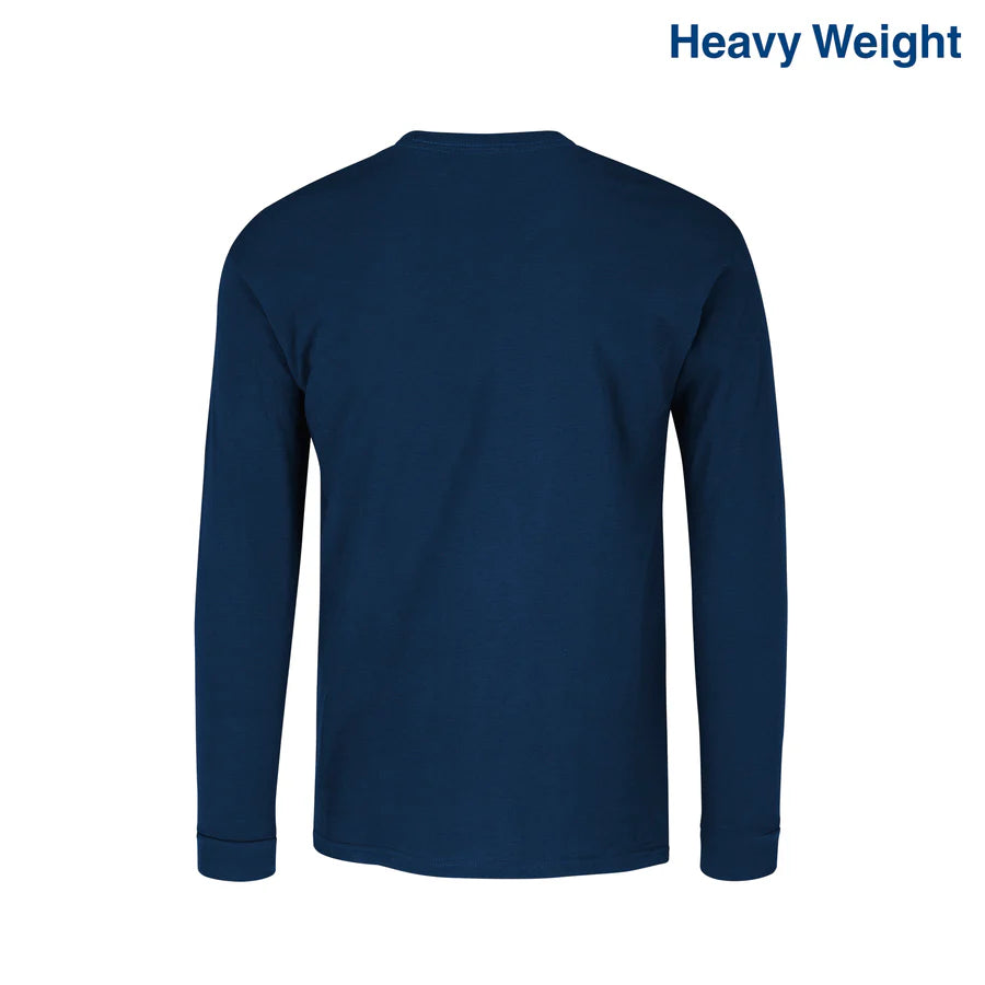 Adult Unisex Heavy Weight Crew Neck Long Sleeve T Shirt