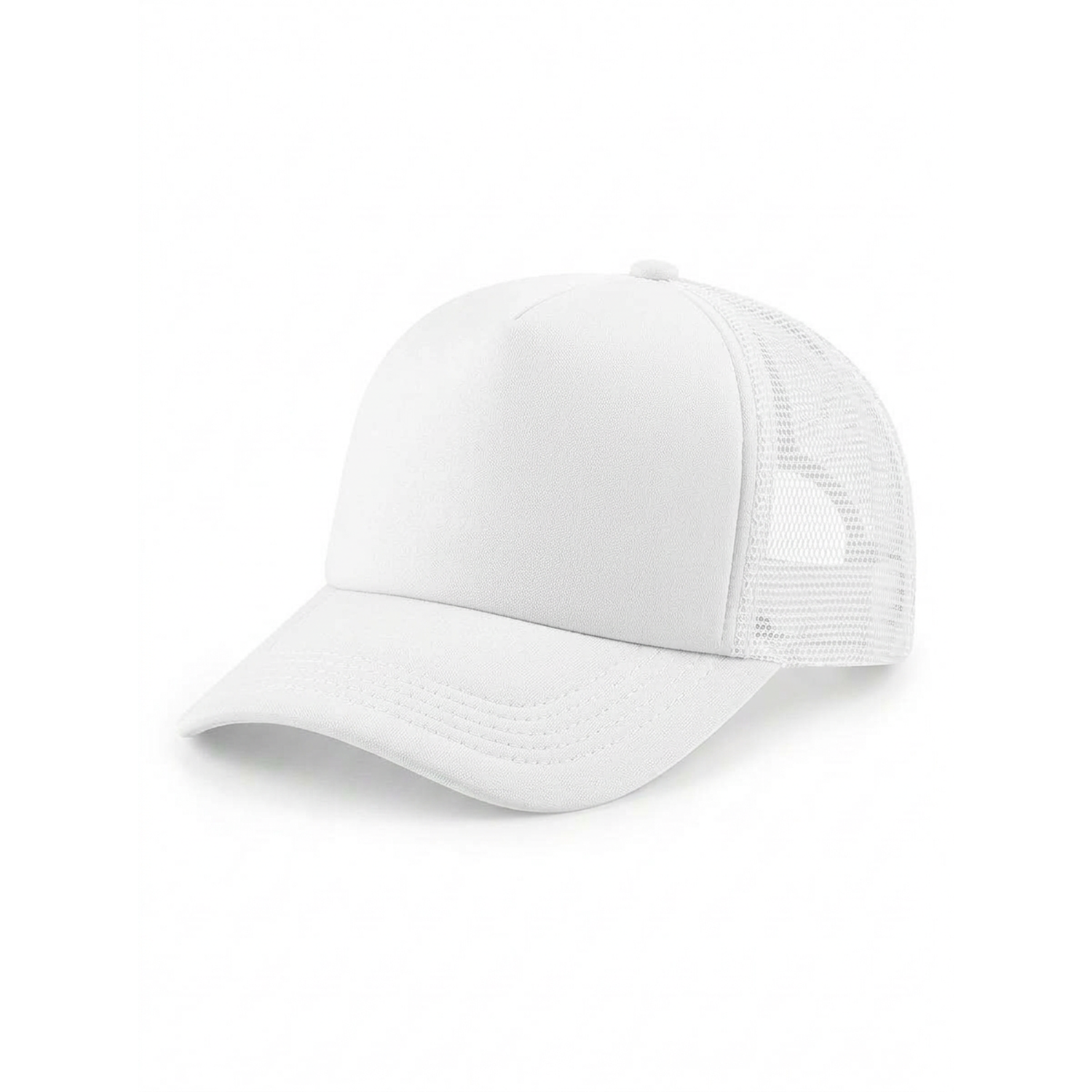 White Customizable Sublimation Adult Cap