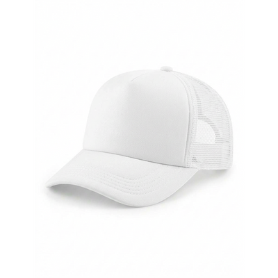 White Customizable Sublimation Adult Cap