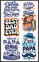 Printed DTF Sheets by Yards - Father's Day 4