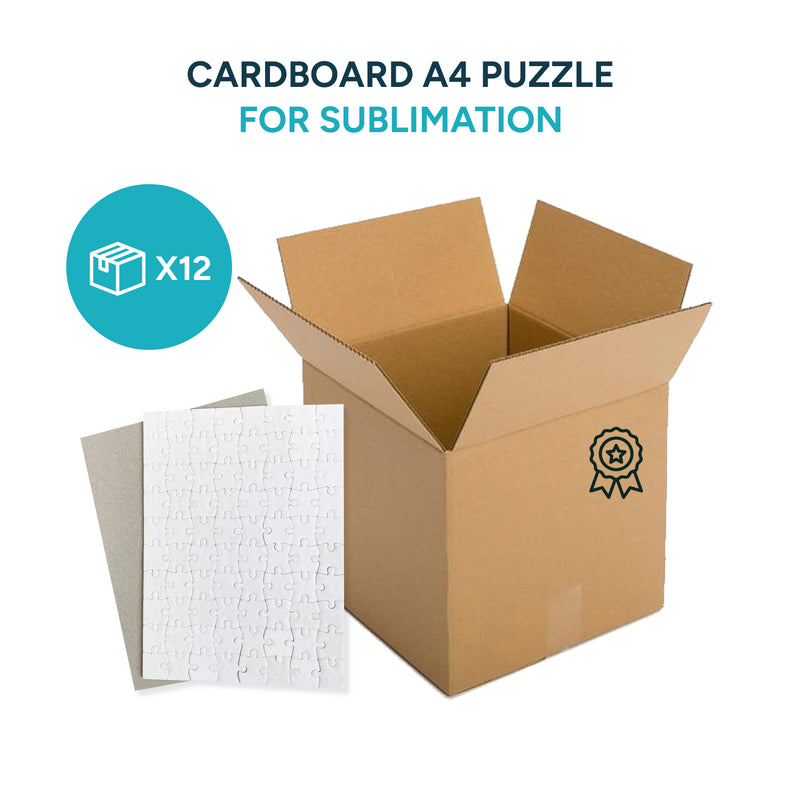 Garage Sale Cardboard A4 puzzle for sublimation (box of 12 and 24 units)