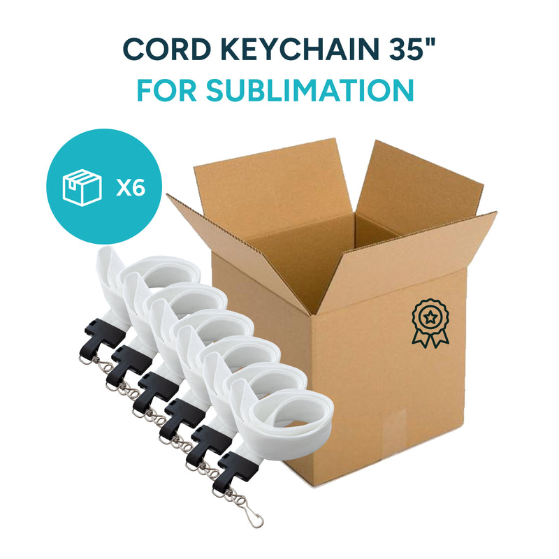 Cord Keychain 35" for Sublimation