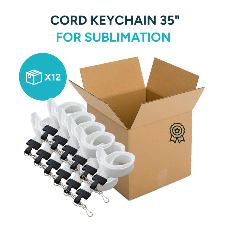 Cord Keychain 35" for Sublimation