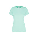 Women’s Heavy Weight Crew Neck Short Sleeve Silhouette T-Shirt - 100% Cotton D0300