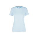 Women’s Heavy Weight Crew Neck Short Sleeve Silhouette T-Shirt - 100% Cotton D0300