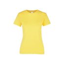 Women’s Heavy Weight Crew Neck Short Sleeve Silhouette T-Shirt - 100% Cotton D0300