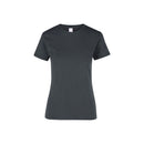 Women’s Heavy Weight Crew Neck Short Sleeve Silhouette T-Shirt - 100% Cotton D0300