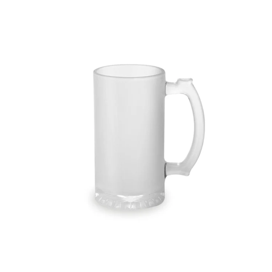 Frosted Beer Mugs for Sublimation 16 oz  Add your Photo Text or Graphic Design on Personalize Beer Mug. (Box of 6, 12 and 34 units)