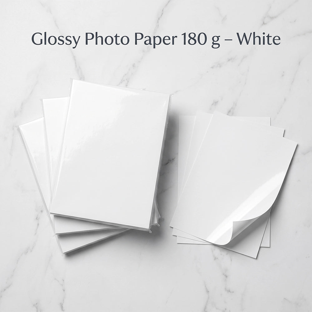180 gsm Bright White Photo Paper