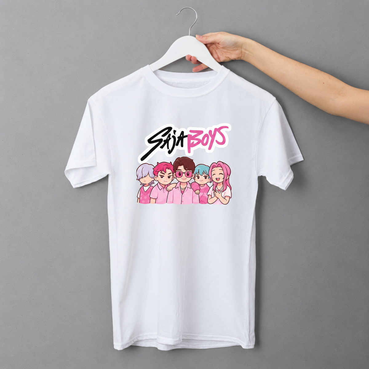 Printed DTF Sheets by Yards - K-Pop Heartthrob Boys – Anime Style Gang Sheet