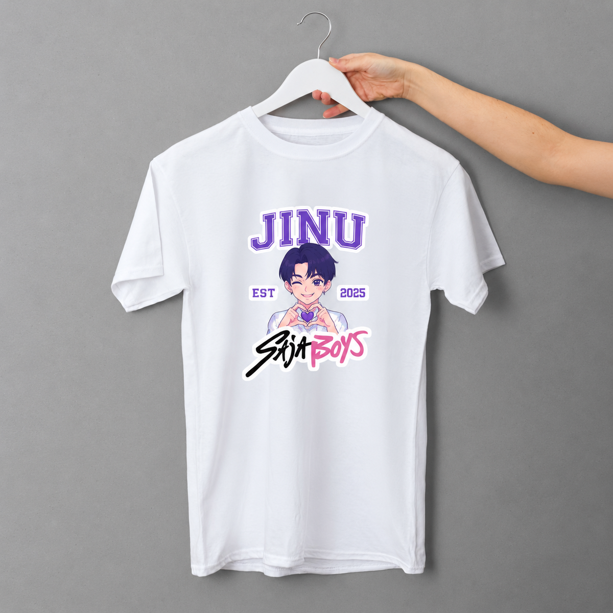 Printed DTF Sheets by Yards - K-Pop Heartthrob Boys – Anime Style Gang Sheet