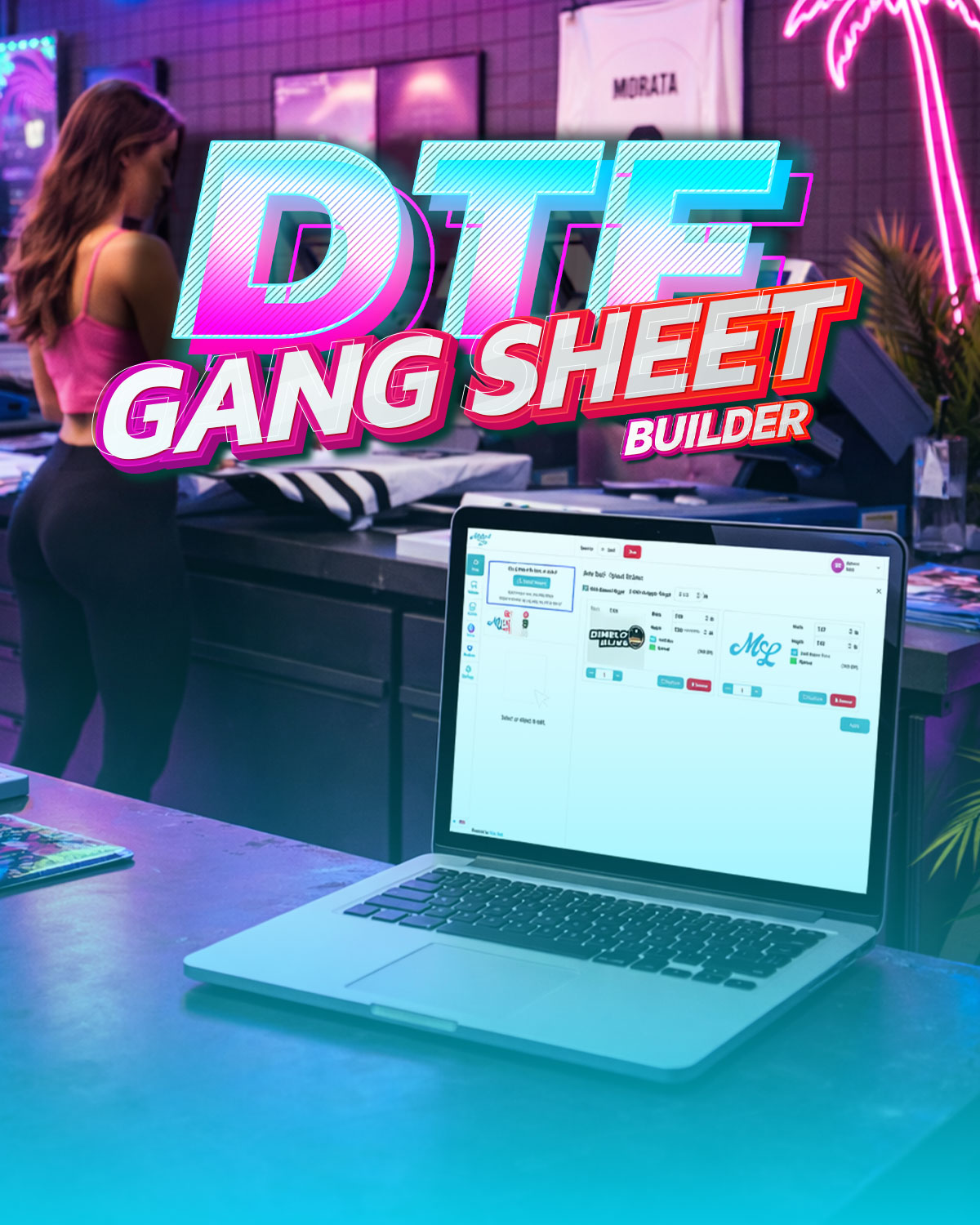 SAMEDAY DTF GANG SHEET BUILDER