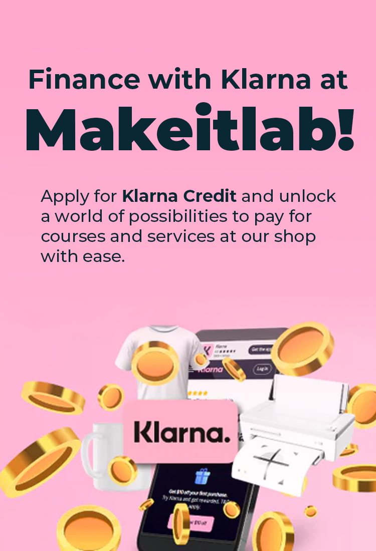 Custom products or equipment and supply finance with Klarna