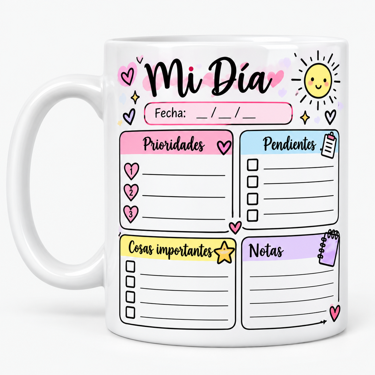 Sublimation Sheets Printed By Yards -  Cute Daily Planner & Family Notes