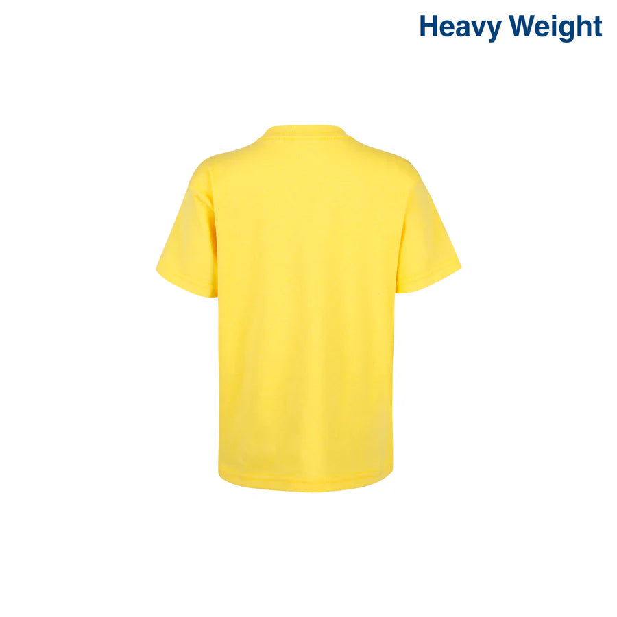 Kid’s Unisex Heavy Weight Crew Neck Short Sleeve T-Shirt