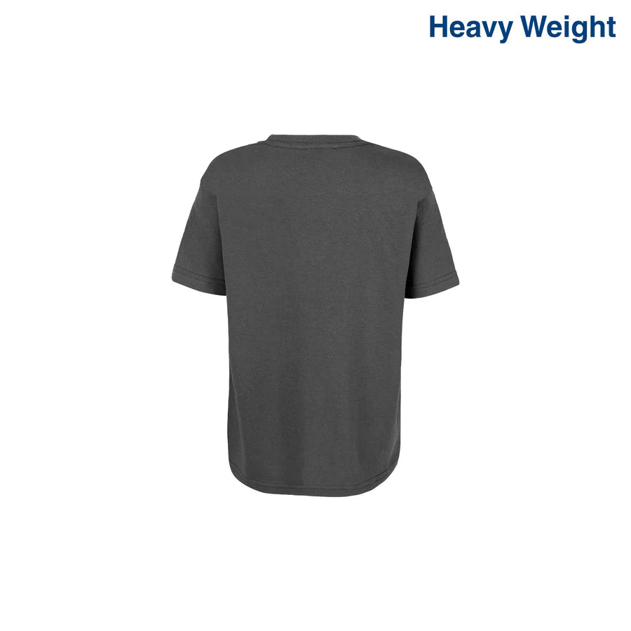Kid’s Unisex Heavy Weight Crew Neck Short Sleeve T-Shirt
