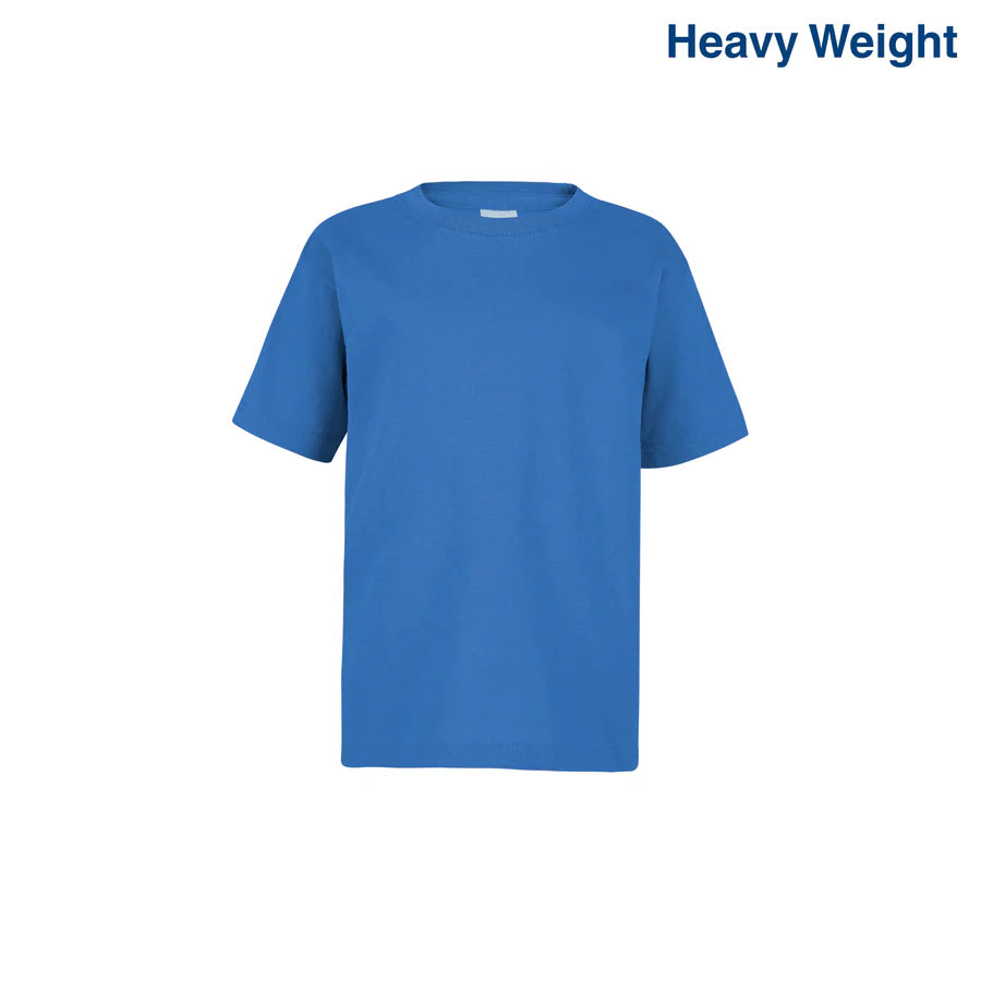 Kid’s Unisex Heavy Weight Crew Neck Short Sleeve T-Shirt