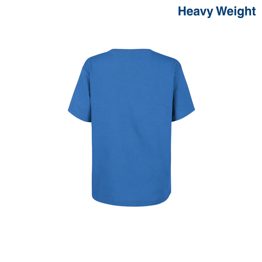Kid’s Unisex Heavy Weight Crew Neck Short Sleeve T-Shirt