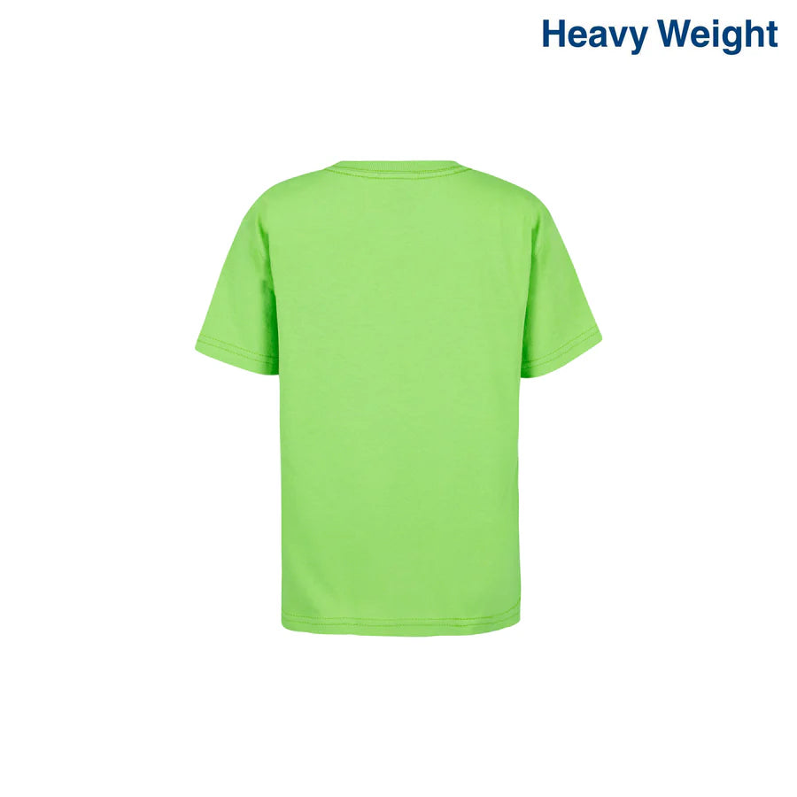 Kid’s Unisex Heavy Weight Crew Neck Short Sleeve T-Shirt