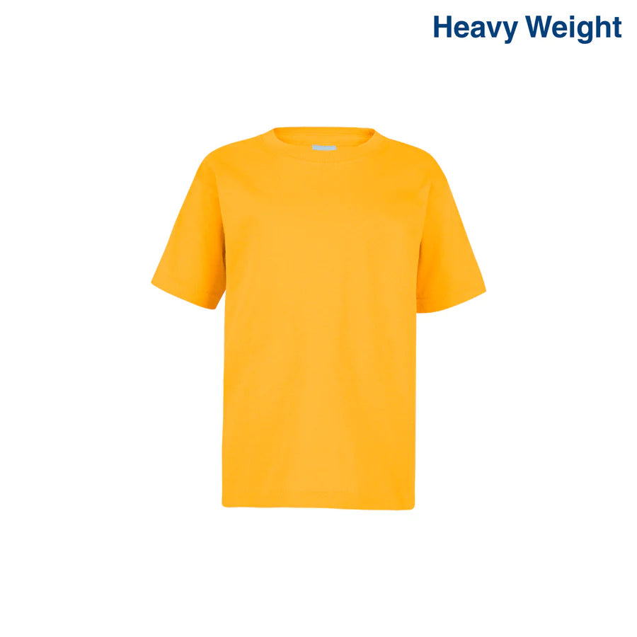Kid’s Unisex Heavy Weight Crew Neck Short Sleeve T-Shirt