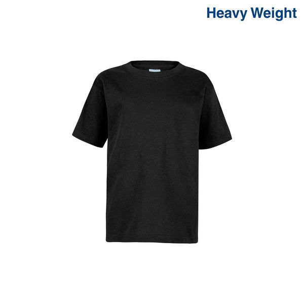 Kid’s Unisex Heavy Weight Crew Neck Short Sleeve T-Shirt