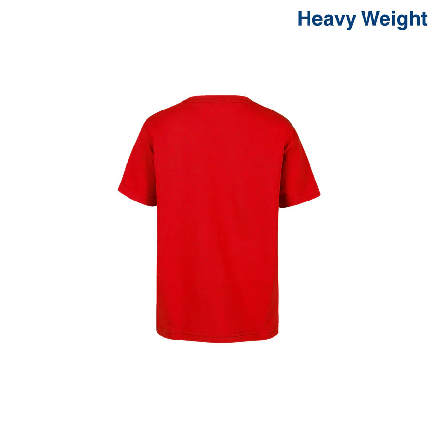 Kid’s Unisex Heavy Weight Crew Neck Short Sleeve T-Shirt