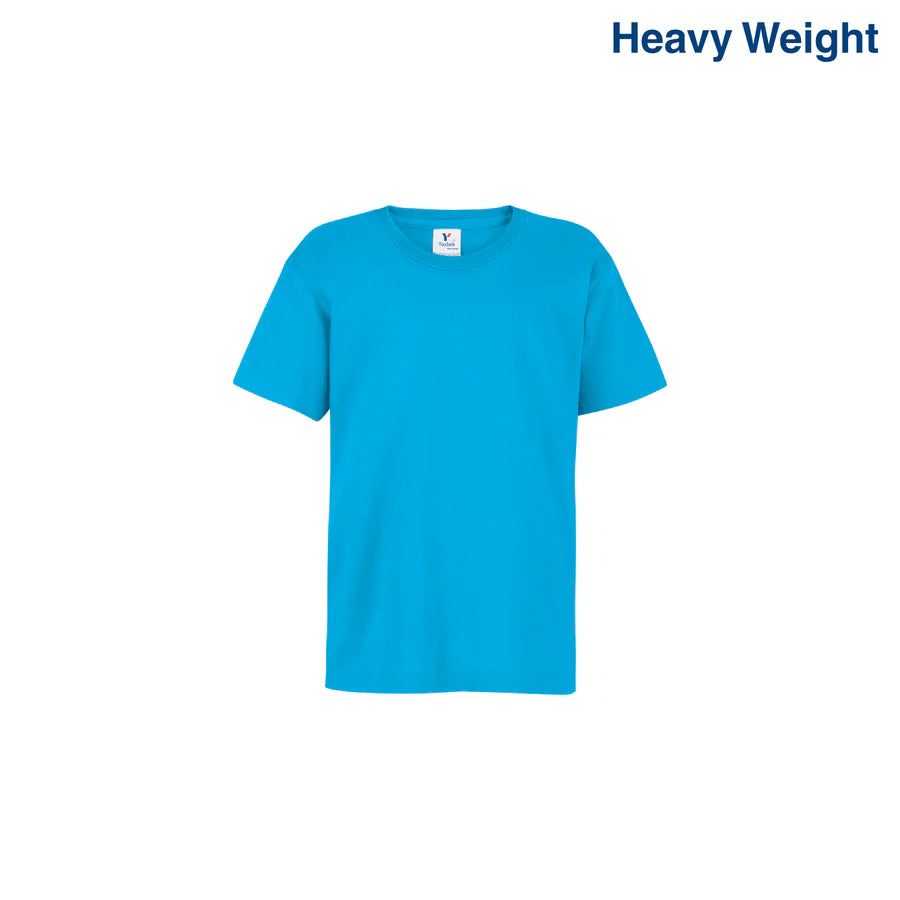 Kid’s Unisex Heavy Weight Crew Neck Short Sleeve T-Shirt