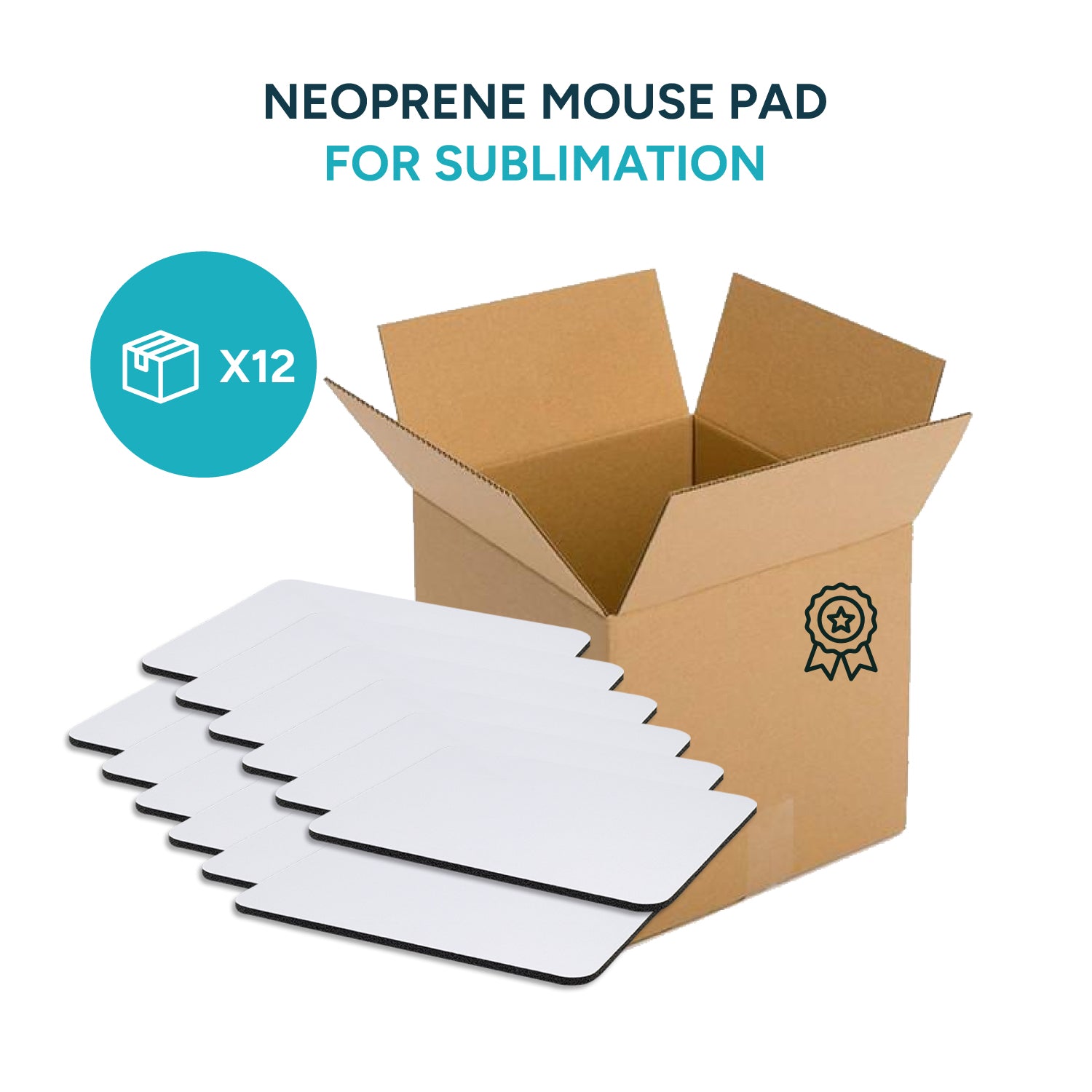 Neoprene mouse pad for sublimation size (8.66