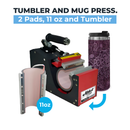 PROMO Make it Lab Mug Press Machine 2 in 1 (for 11oz cup and 750 ml) Tumbler and mug press: 2 pads, 11oz and tumbler
