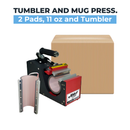 PROMO Make it Lab Mug Press Machine 2 in 1 (for 11oz cup and 750 ml) Tumbler and mug press: 2 pads, 11oz and tumbler