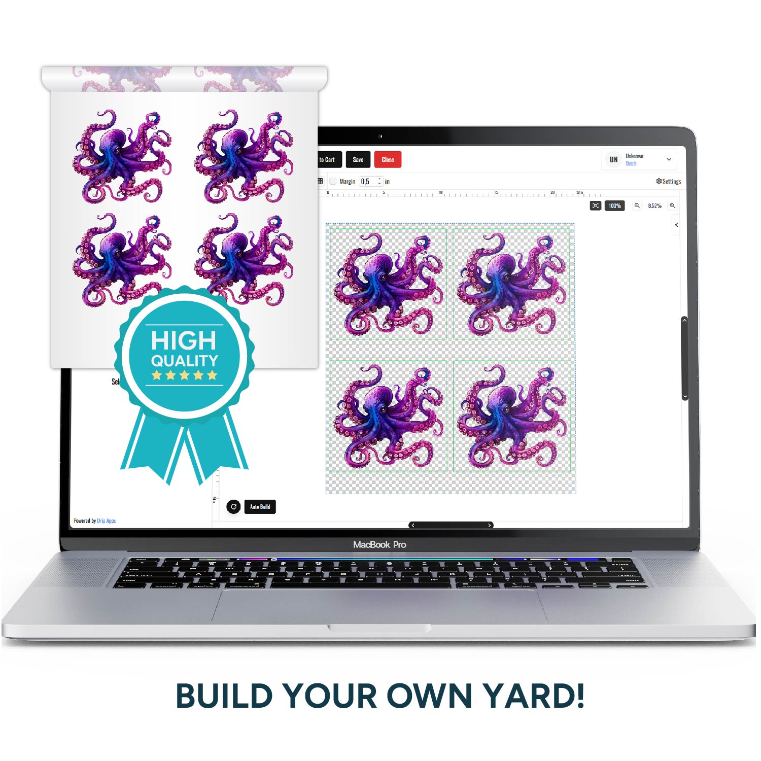 Same Day Printing | DTF Make It Gang Sheet Builder