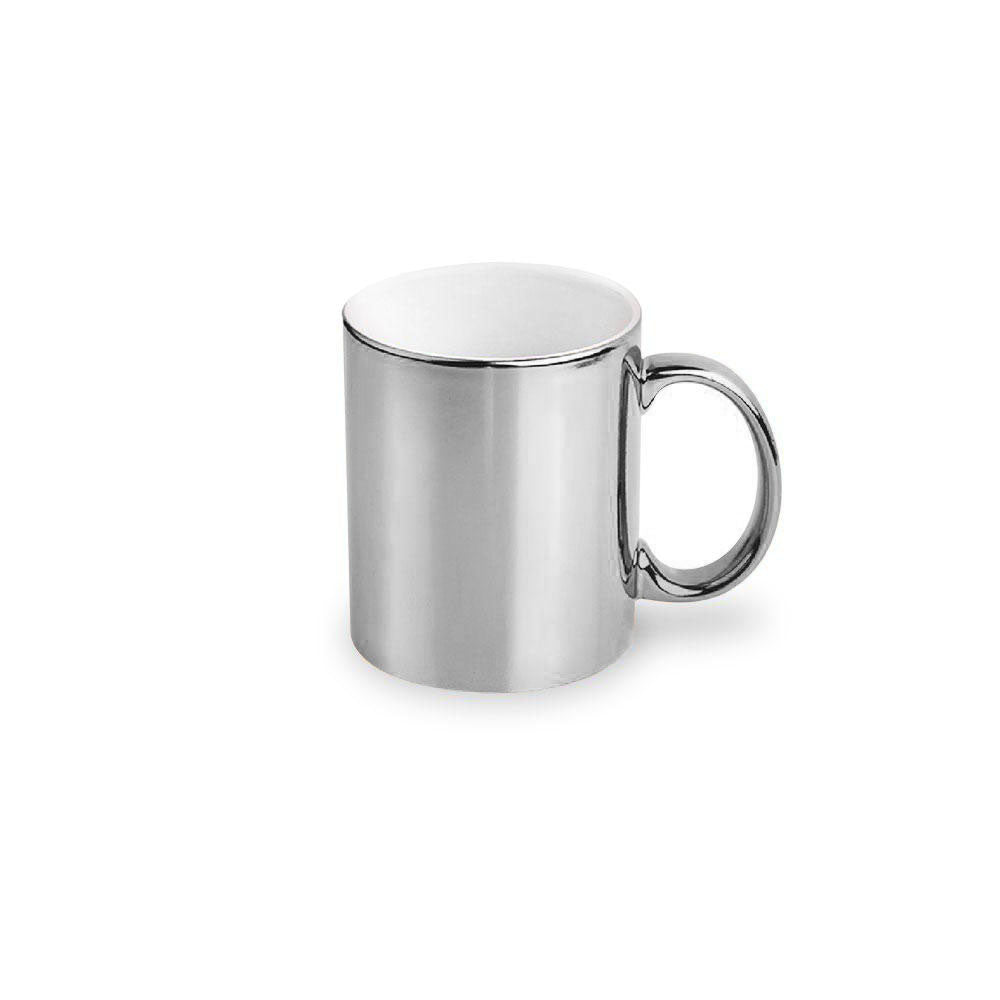 Silver Sublimation Mug 11 Oz