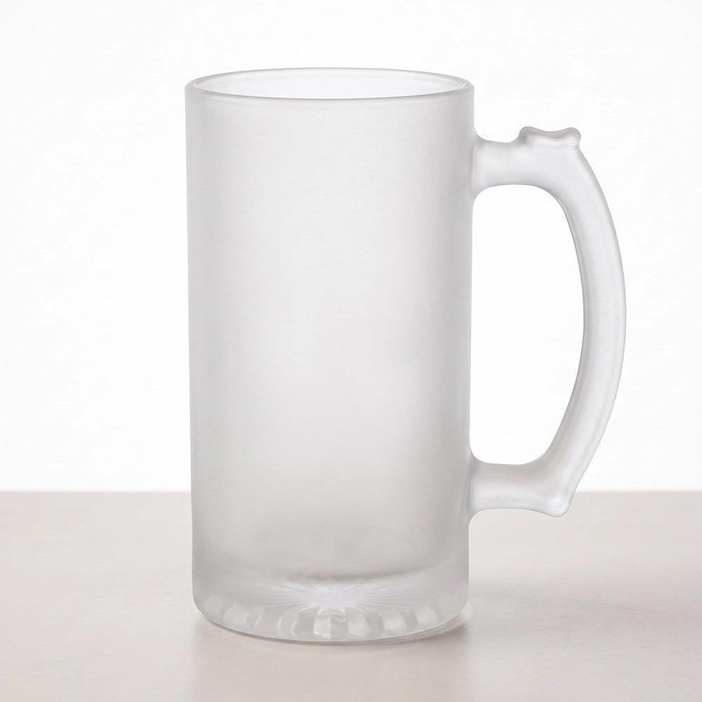 Clear Glass Beer Mug for Sublimation 16 oz