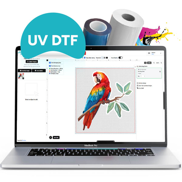 UV DTF Make It Gang Sheet Builder