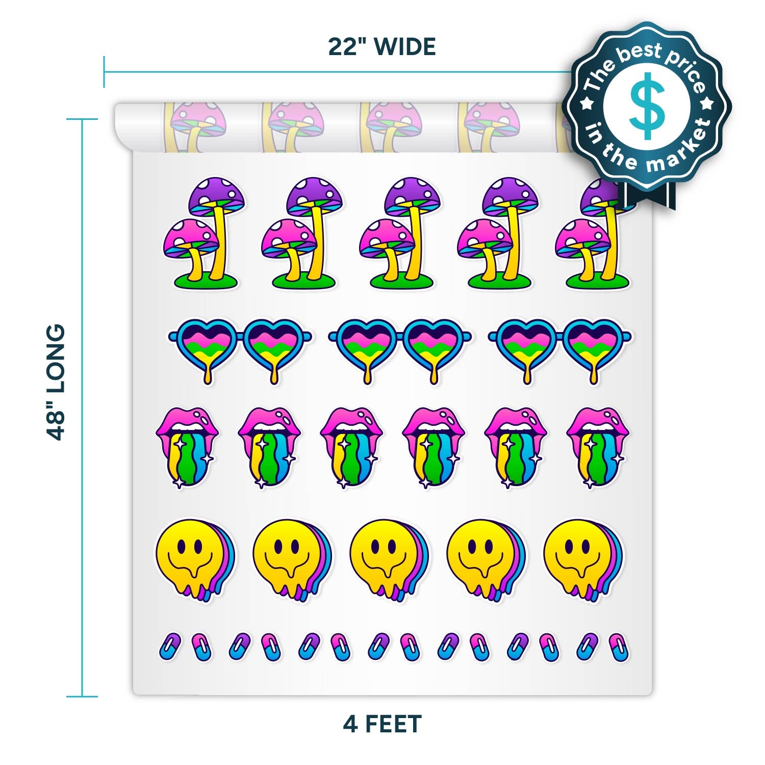 Same Day Printing | UV DTF Make It Gang Sheet Builder