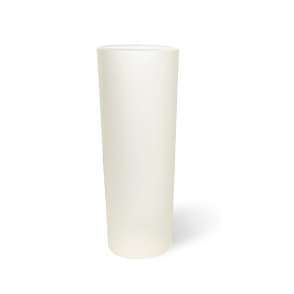 Frosted Glass Tequilero With Colored Base 4 Oz