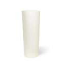 Frosted Glass Tequilero With Colored Base 40 oz