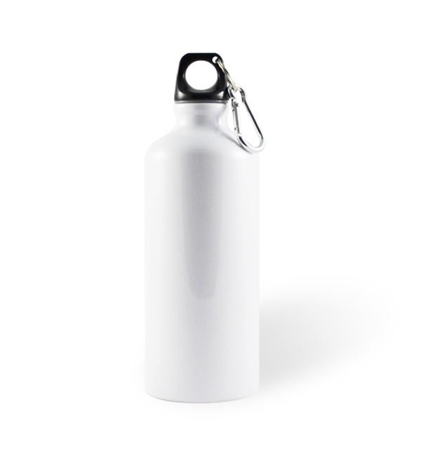 600 ml Aluminum Sports Bottle - White