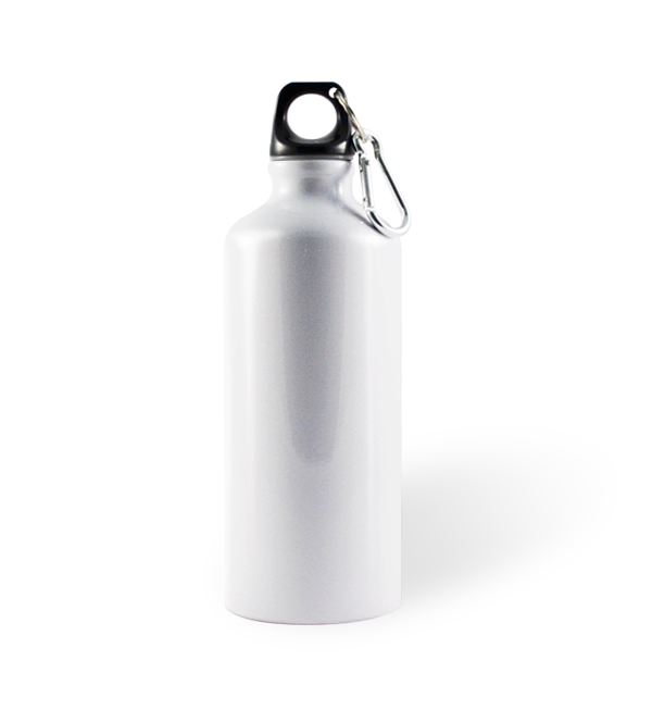 600 ml Aluminum Sports Bottle - Silver