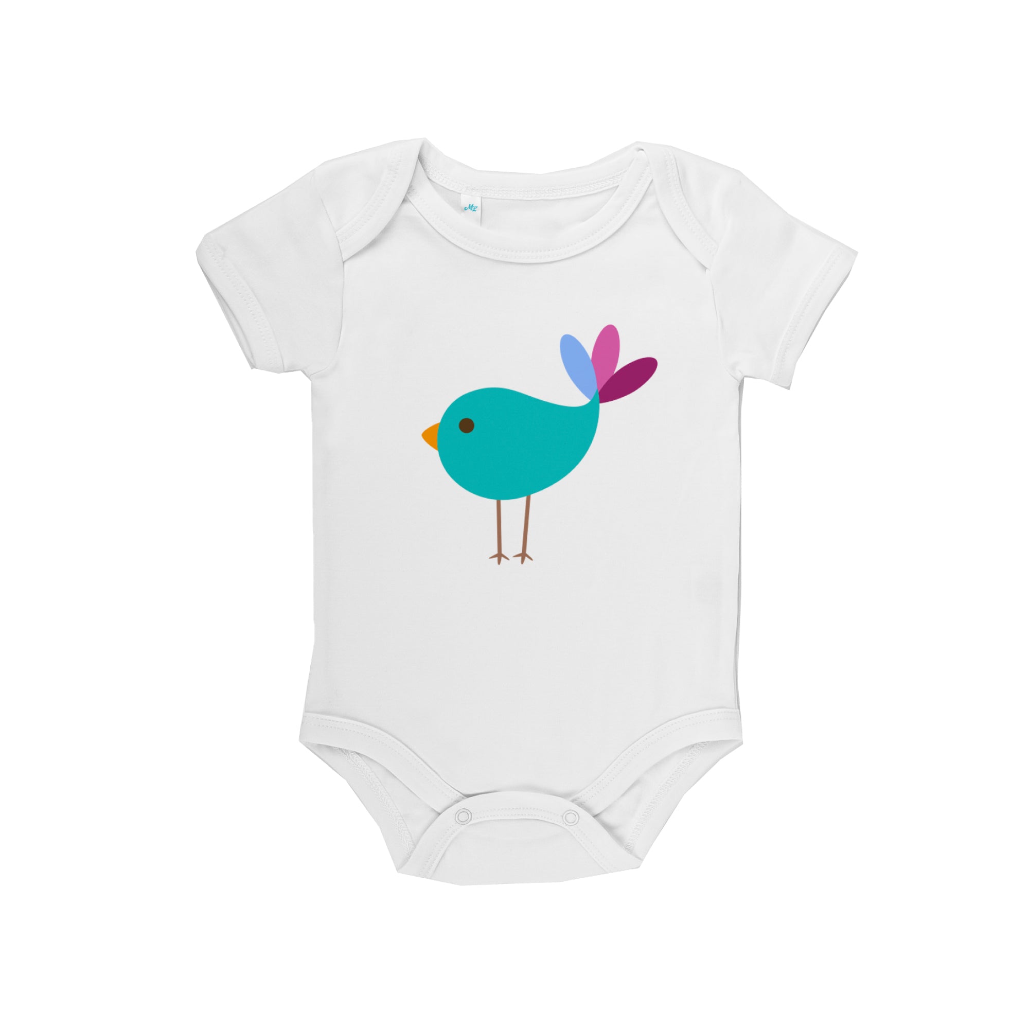 Baby Body Suit. 100% Polyester Cotton Touch / Sizes from 0 to 18 months