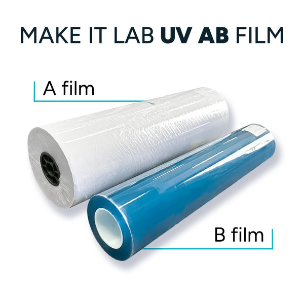 UV AB Film for DTF Printing - Make It Lab