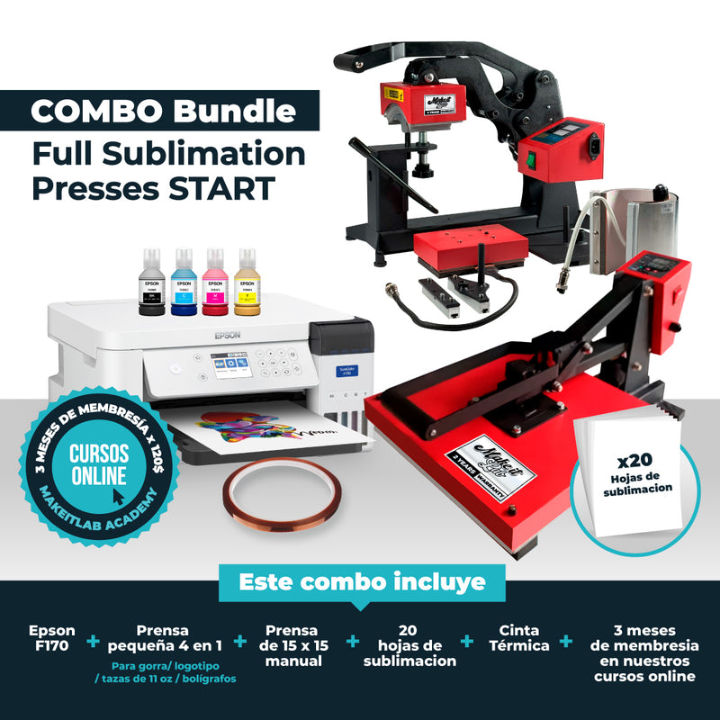 Combo Bundle Full Sublimation Presses Start