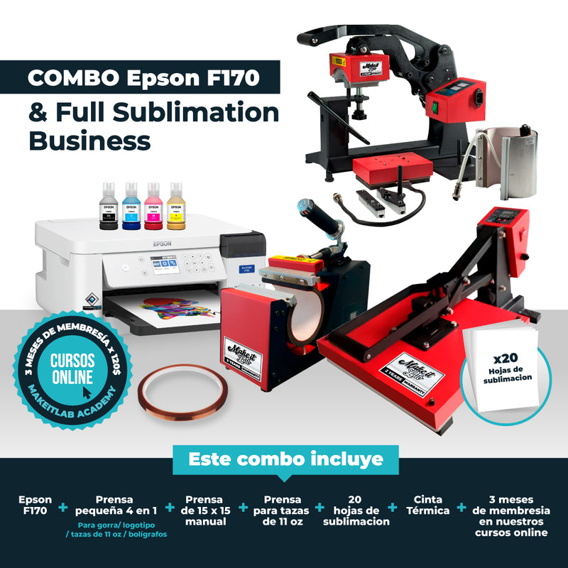 Combo Epson F170 and Full Sublimation Business