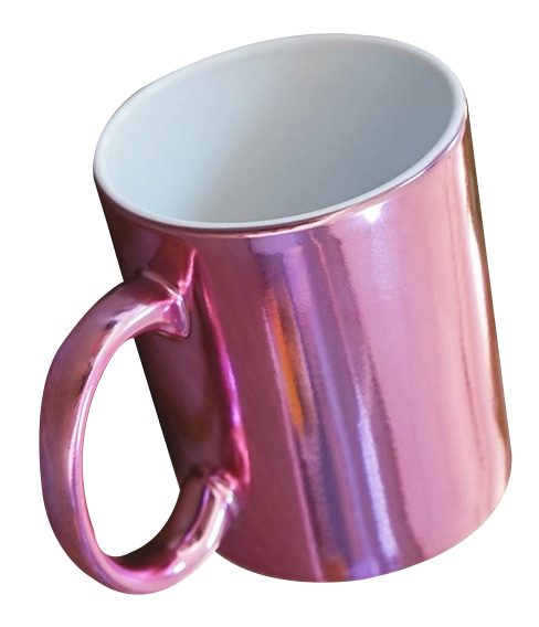 Pink Pearlized Mug for sublimation 11 oz