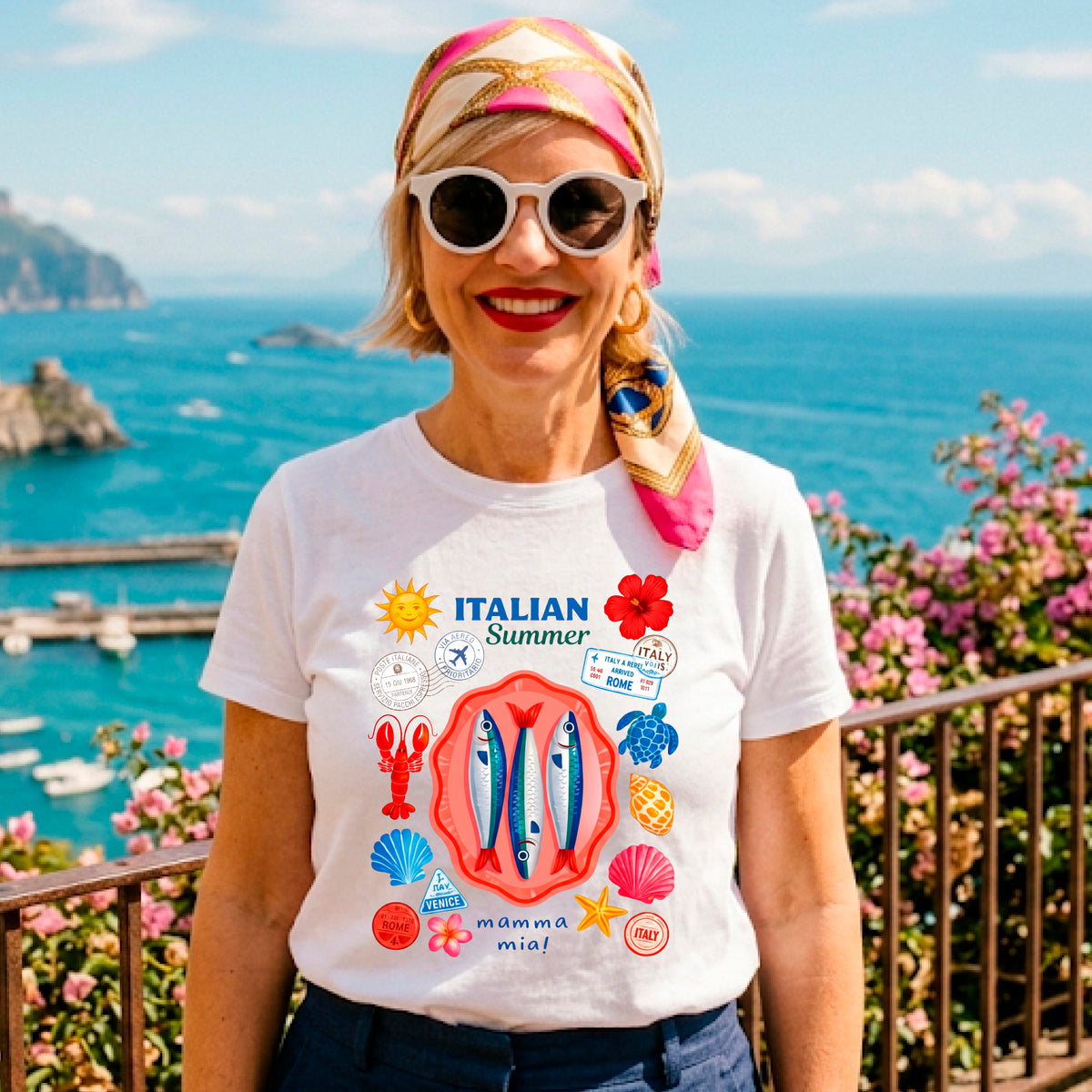Printed DTF Sheets by Yards - La Dolce Vita – Italian Summer