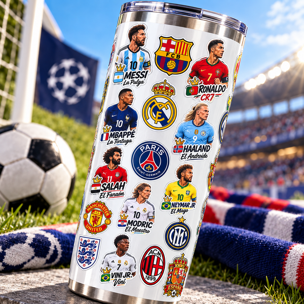 UV DTF Sticker Pack -  Soccer Legends, Clubs & National Teams