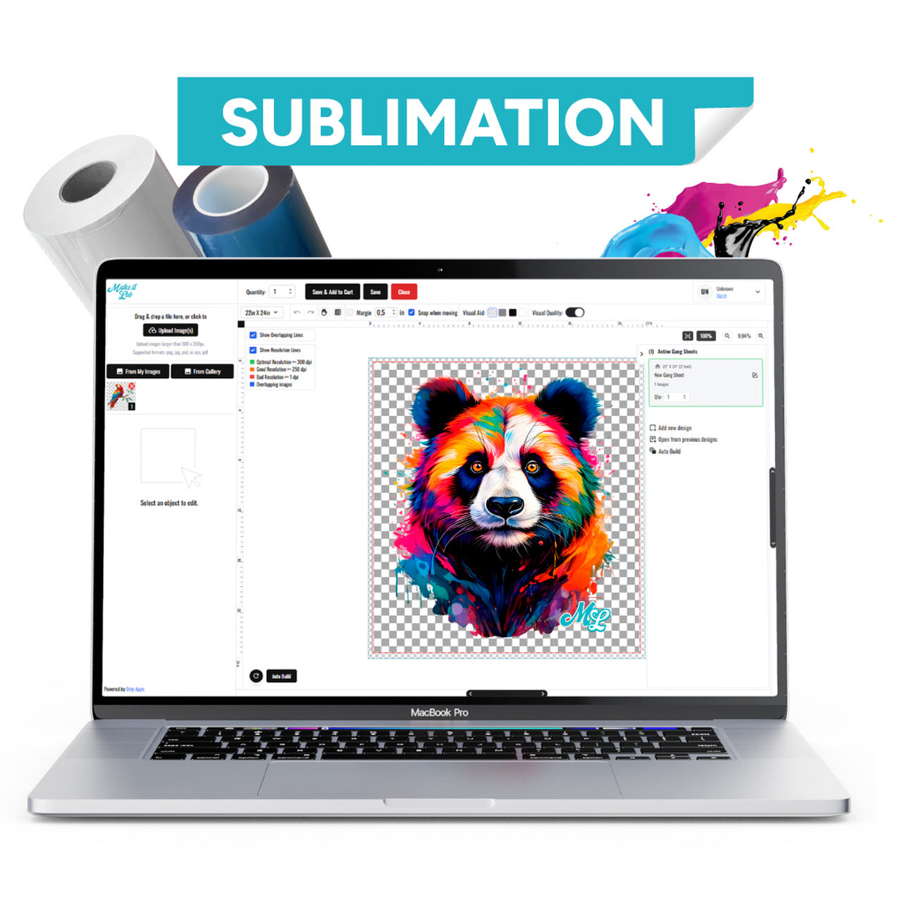 Sublimation Gang Sheet Builder