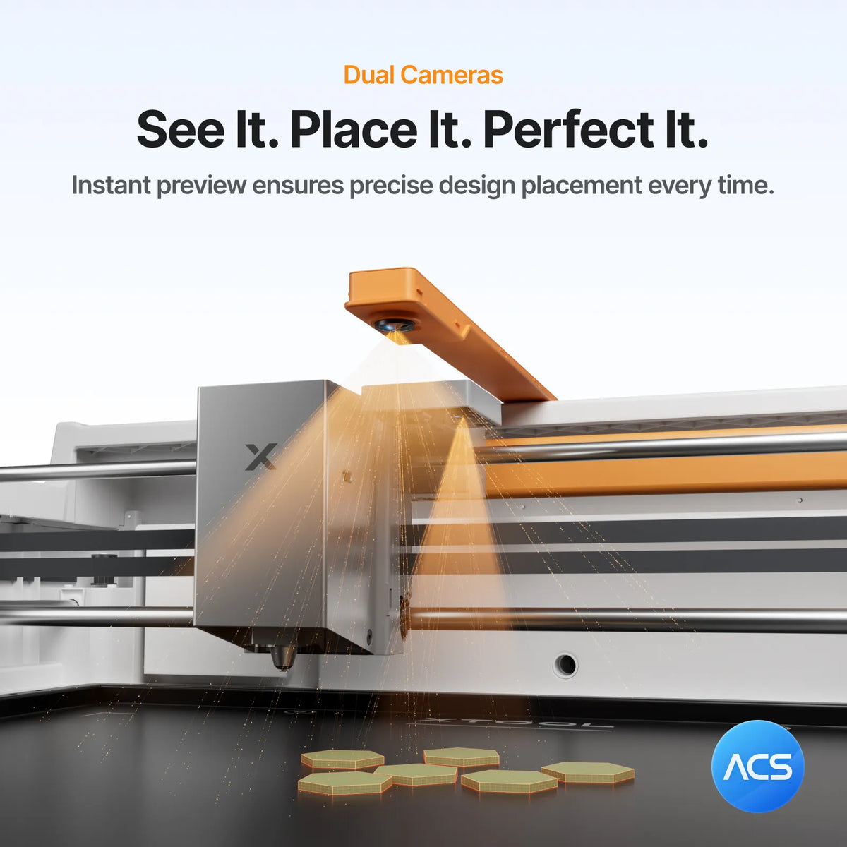 xTool M2 dual camera