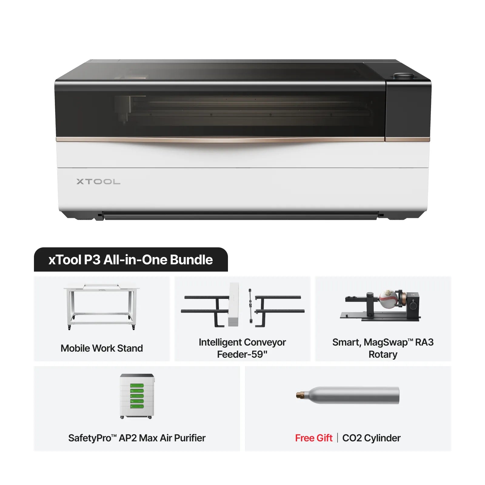 xTool P3 All-in-One Bundle (Full Accessories)