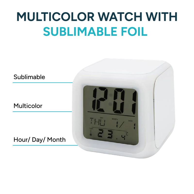 Garage Sale Multicolor watch with sublimable foil (Box of 6,12,36)